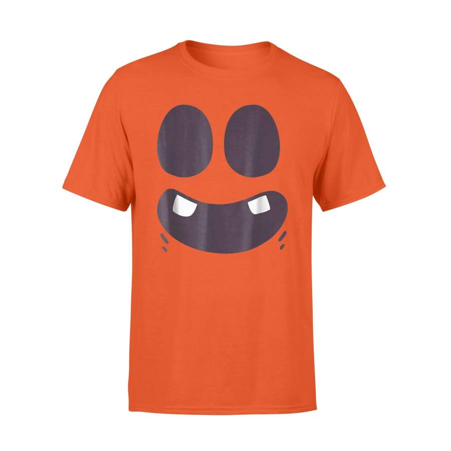 Funny Halloween Cartoon Ghost Face Costume T-Shirt