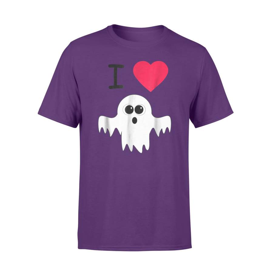 Ghost I Love (Boo) Halloween T-Shirt