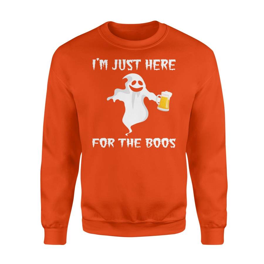 I’m Just Here For The Boos Ghost Halloween Sweatshirt