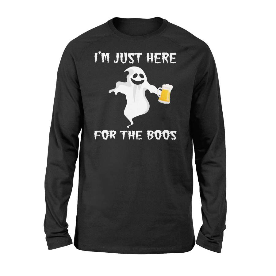 I’m Just Here For The Boos Ghost Halloween Long Sleeve T shirt