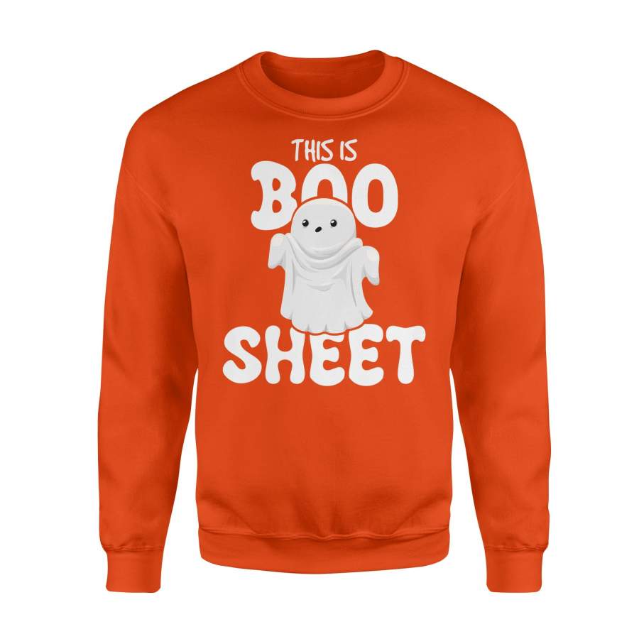 Halloween Funny This Is Boo Sheet Ghost Costume Halloween Sweatshirt