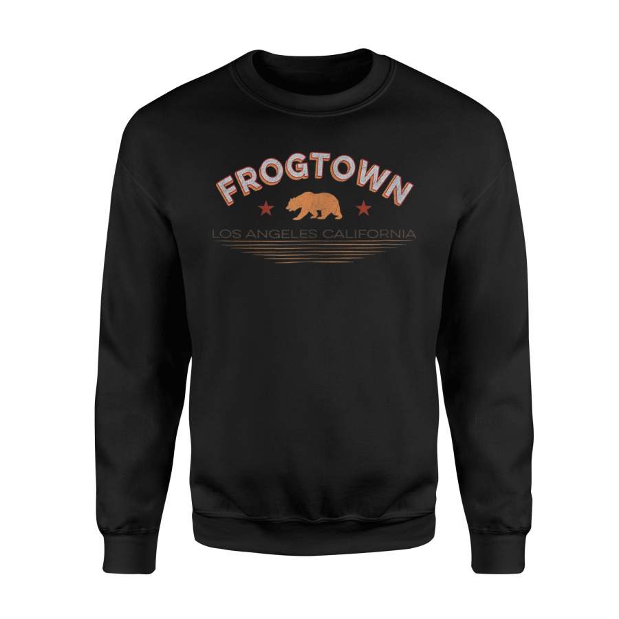 Frogtown Los Angeles Neighborhood Cali Bear Sweatshirt