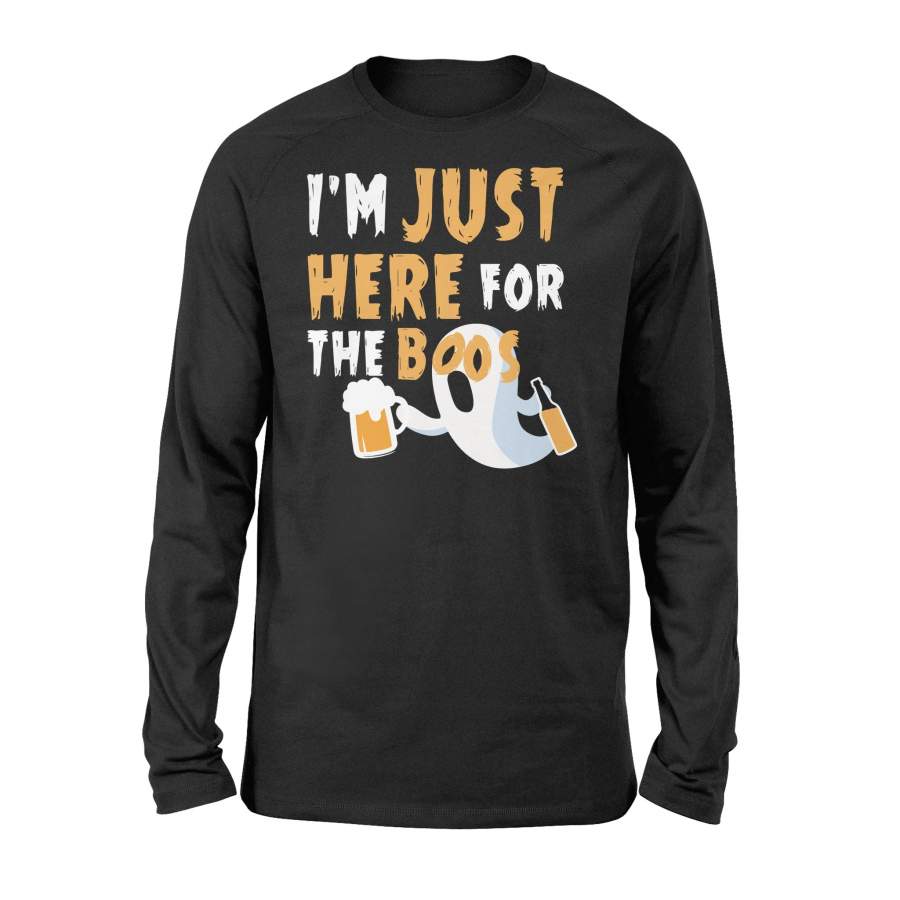 I’m Just Here For The Boos Ghost Halloween 02 Halloween Long Sleeve T shirt