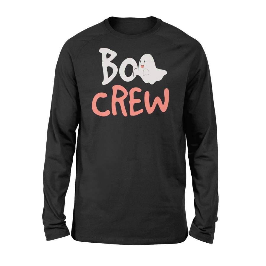 Halloween Ghost Boo Crew Halloween Long Sleeve T shirt