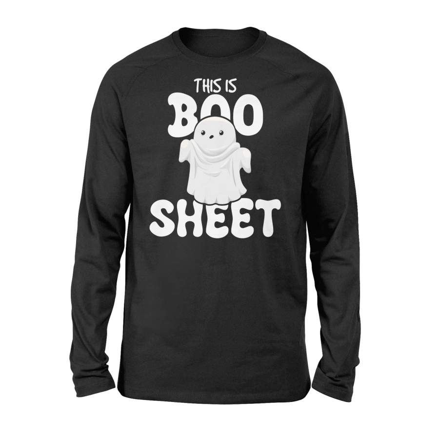 Halloween Funny This Is Boo Sheet Ghost Costume Halloween Long Sleeve T shirt