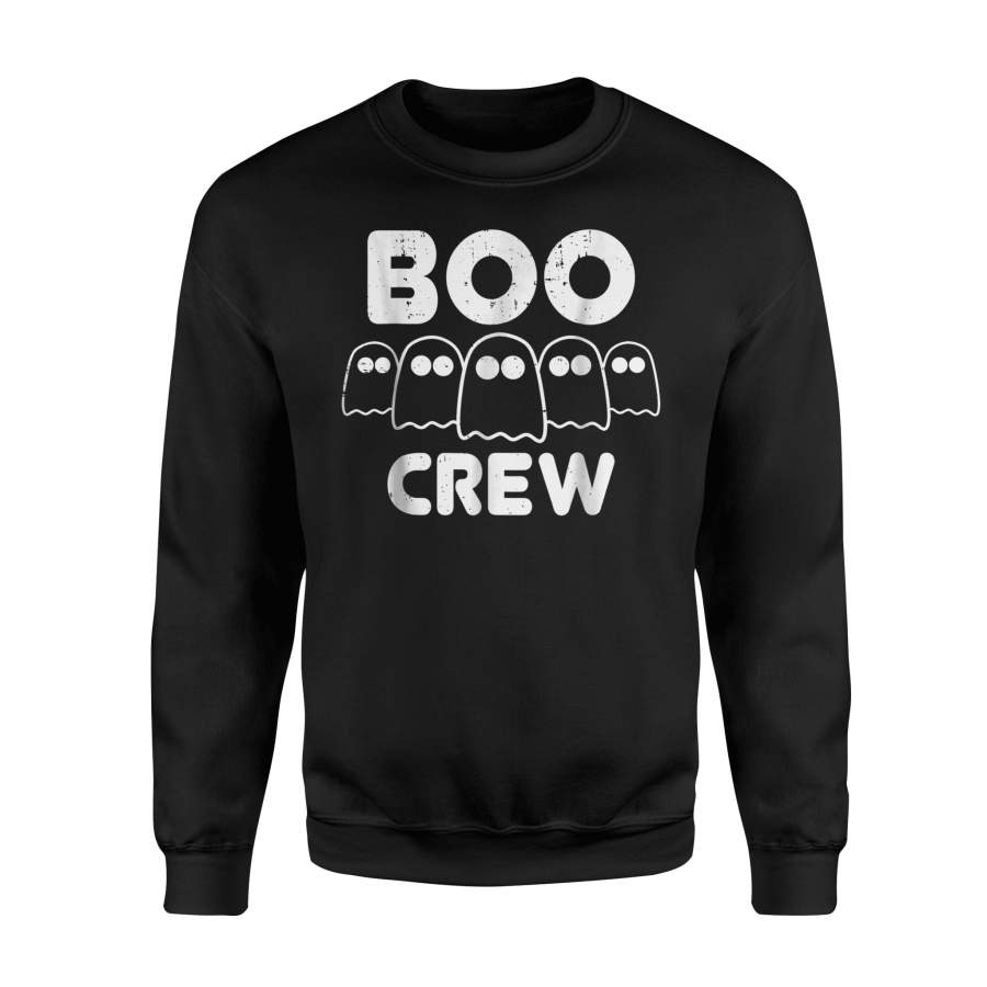 Boo Crew Halloween Funny Cute Ghost Party Outfit Halloween Sweatshirt