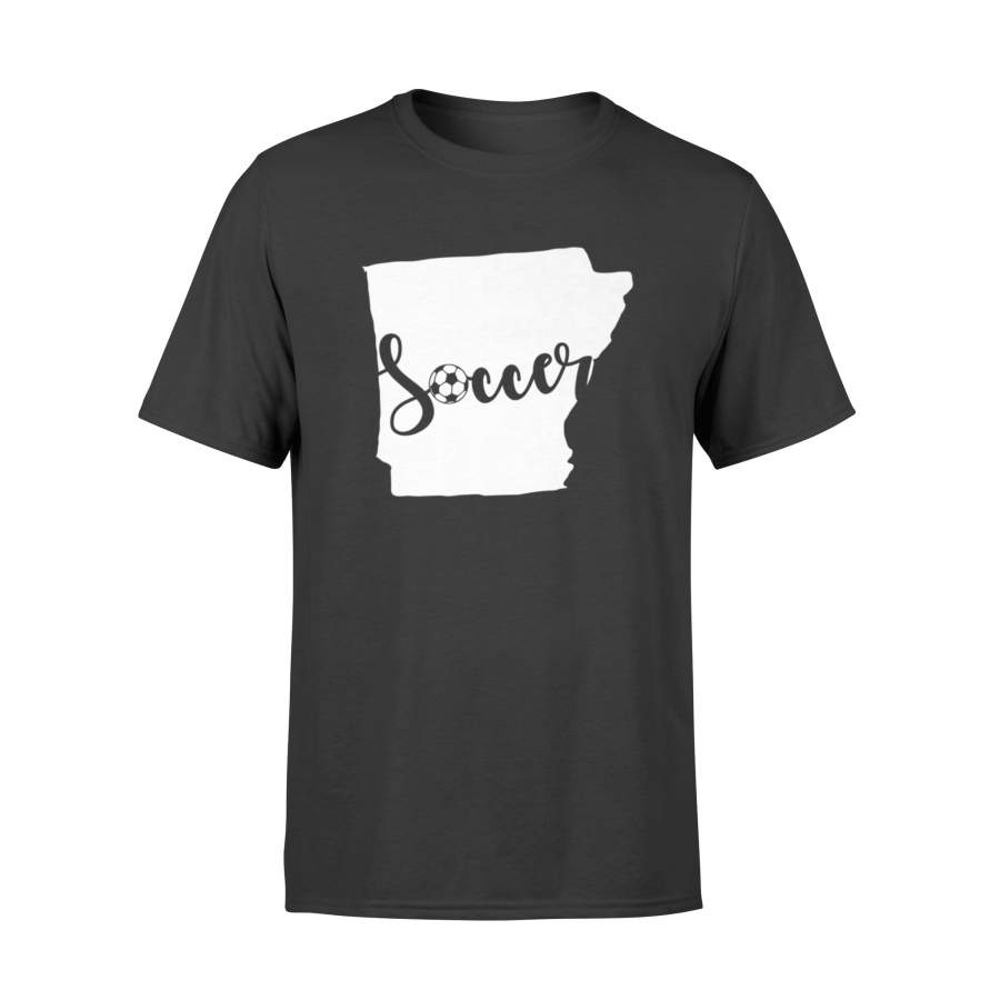 Arkansas Soccer Pride Script Graphic T-Shirt