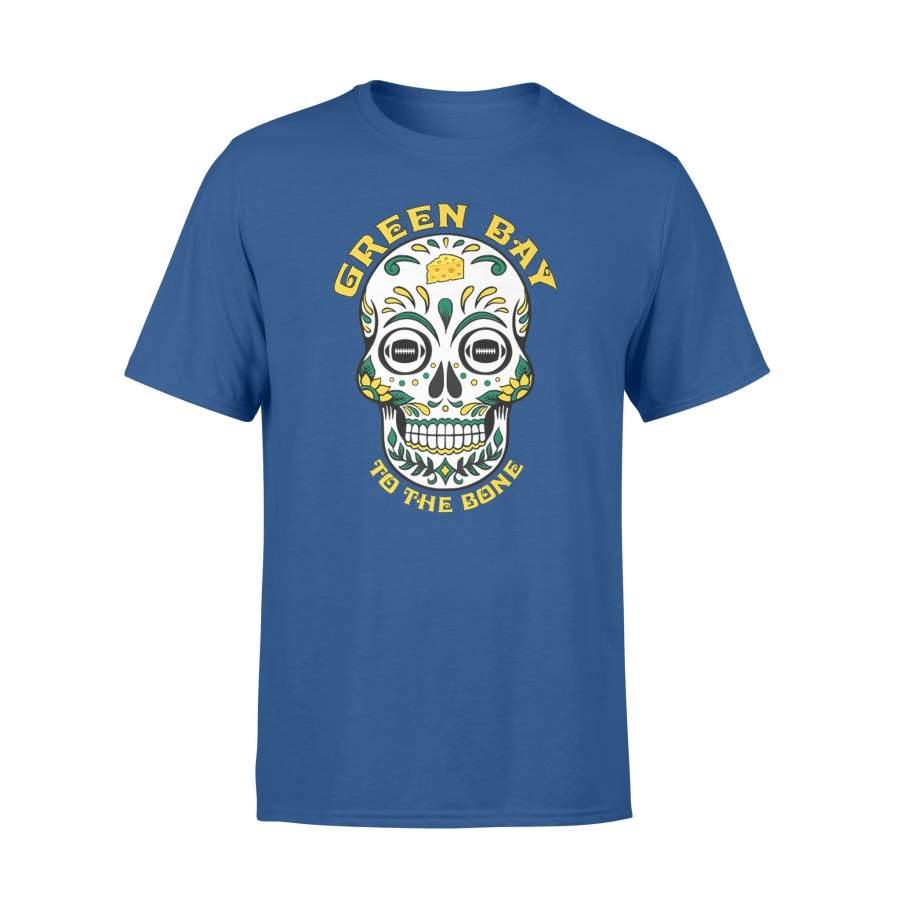 Green Bay To The Bone Football T-Shirt