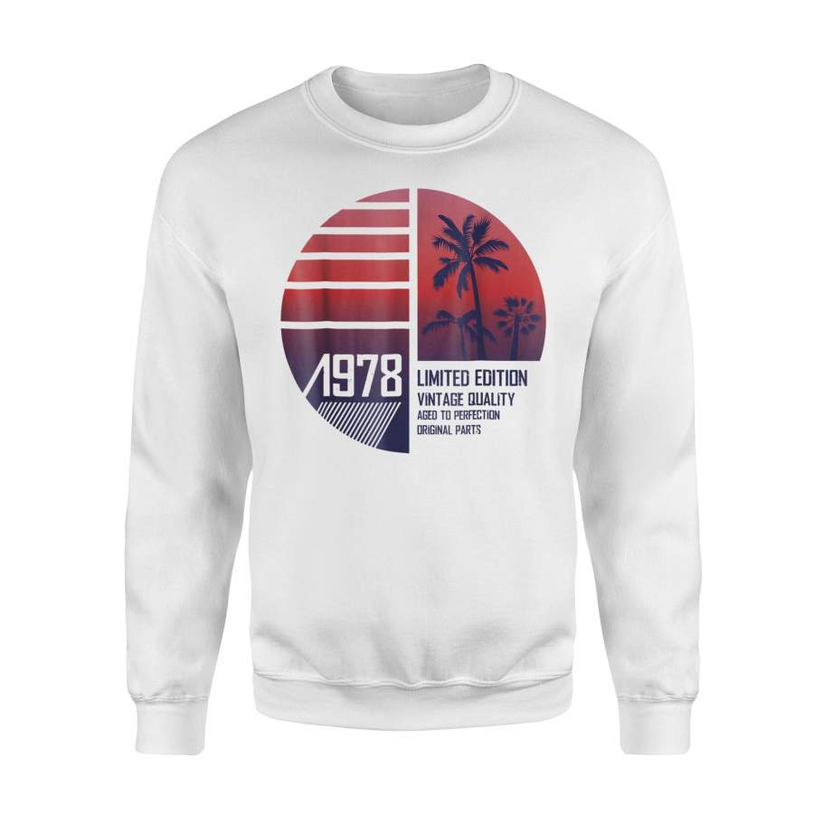 40th Birthday 1978 Vintage Tropical Miami 70s Sweatshirt