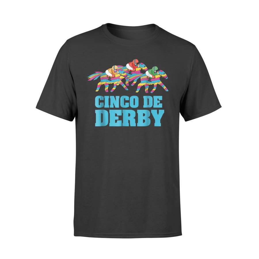 Cinco De Derby Mexican Kentucky Horse Race T-Shirt