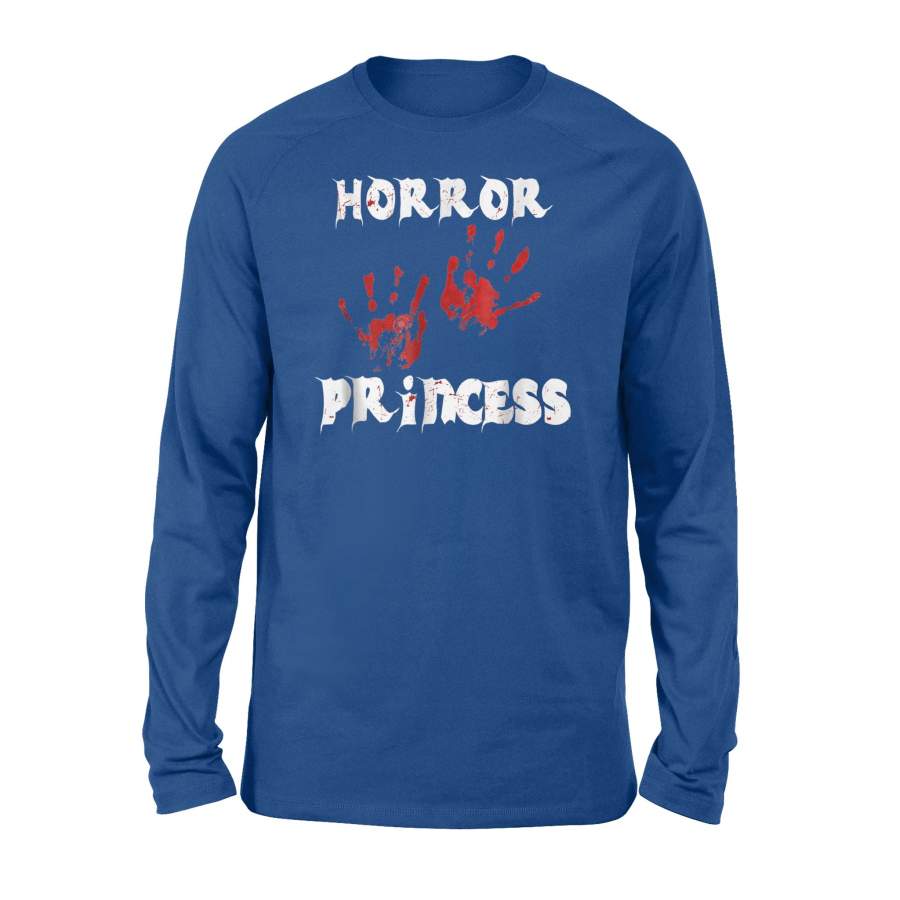 Horror Princess Retro Monster Movie Ghost Halloween Long Sleeve T-Shirt