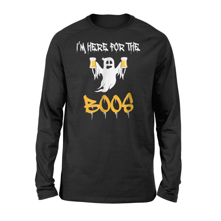 Halloween Ghost I’m Here For The Boos I Halloween Long Sleeve T-Shirt