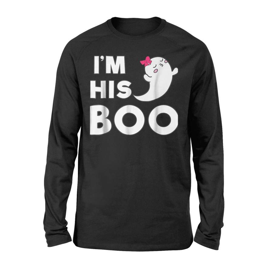 I’m His Boo Halloween Ghost Couples Matching Halloween Long Sleeve T shirt