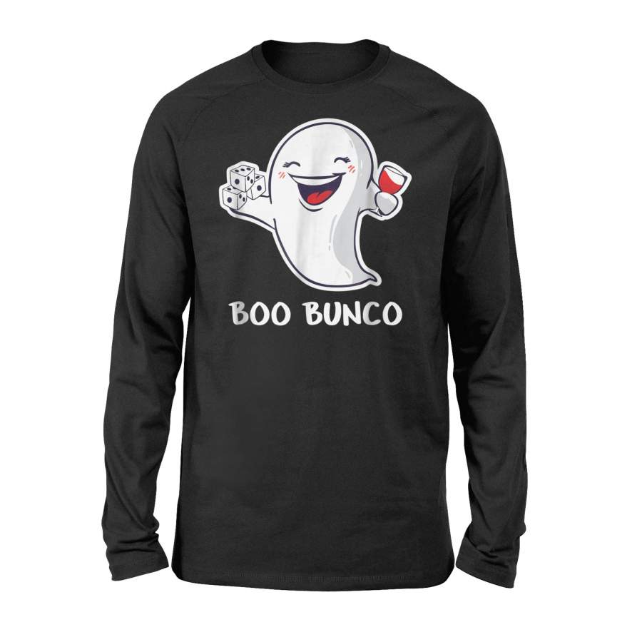 Bunco Halloween Cute Boo Bunco Ghost Halloween Long Sleeve T shirt