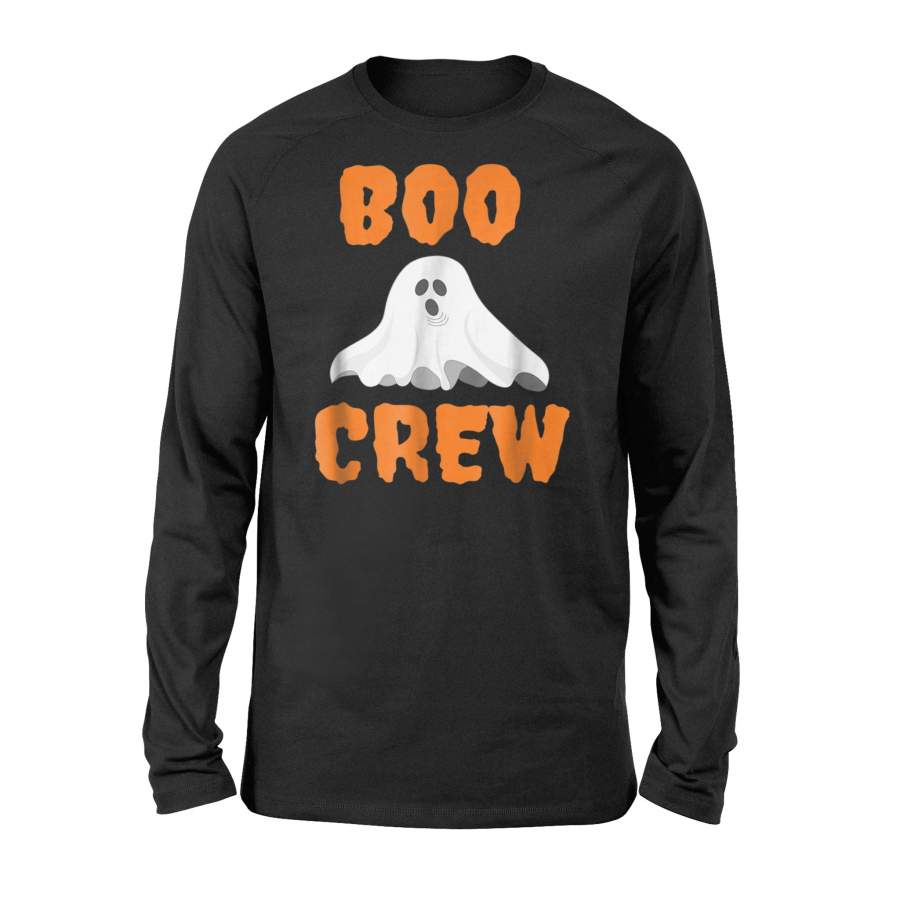 Boo Crew Funny Ghost Halloween Costume Halloween Long Sleeve T shirt