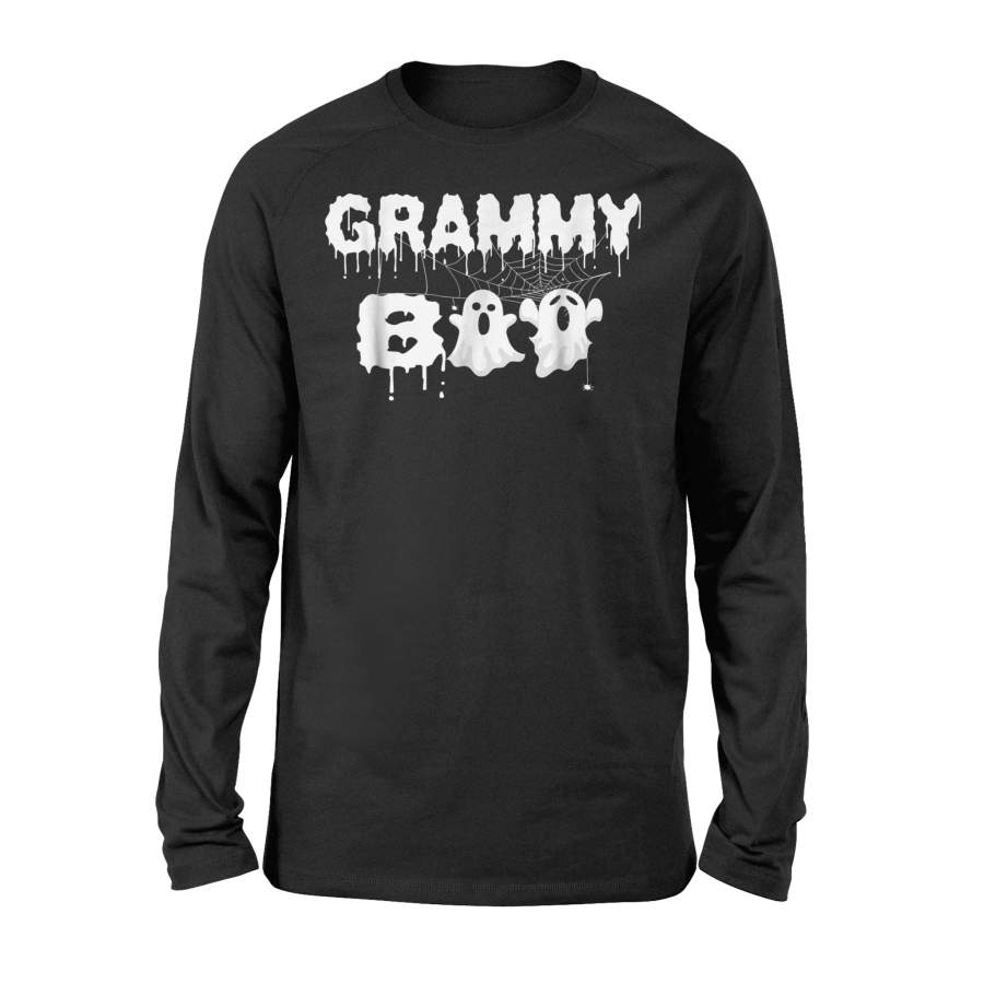 Funny Grammy Scary Boo Ghost Halloween Costume Halloween Long Sleeve T shirt