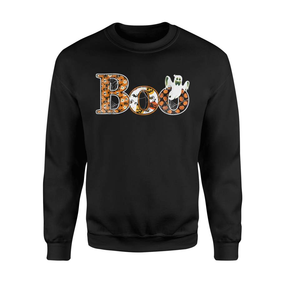 Halloween Boo Spiders Ghost Funny Spooky Scary Halloween Sweatshirt