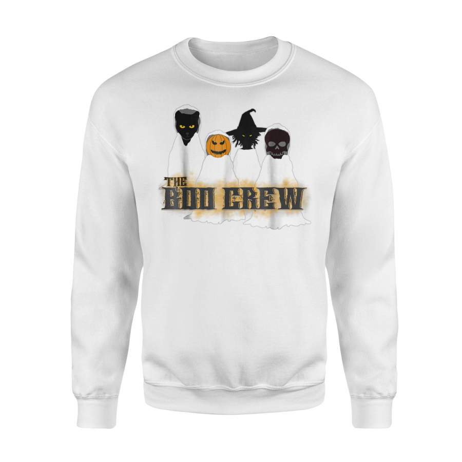 Halloween Boo Crew Funny Ghost Halloween Sweatshirt