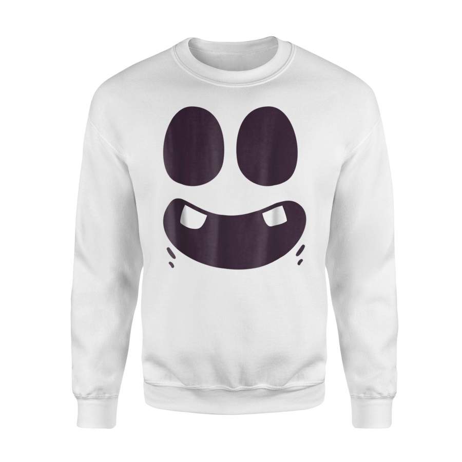 Funny Halloween Cartoon Ghost Face Costume Halloween Sweatshirt