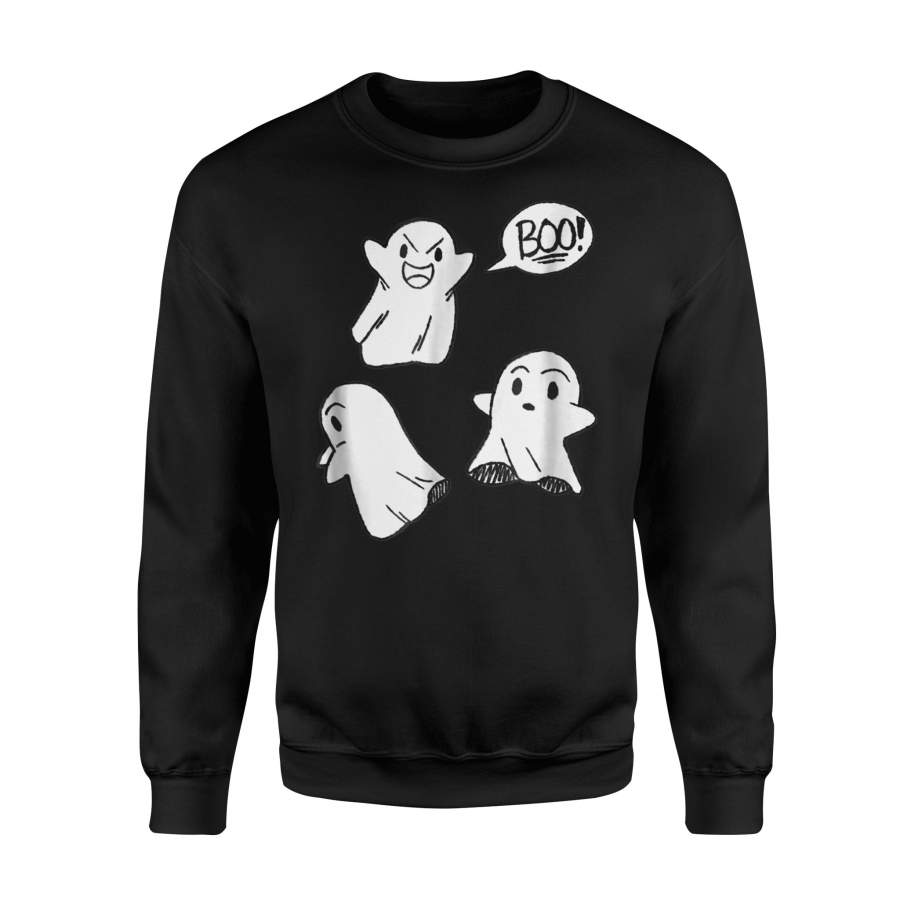 Halloween Ghost Trio Boo Cute Costume Halloween Sweatshirt