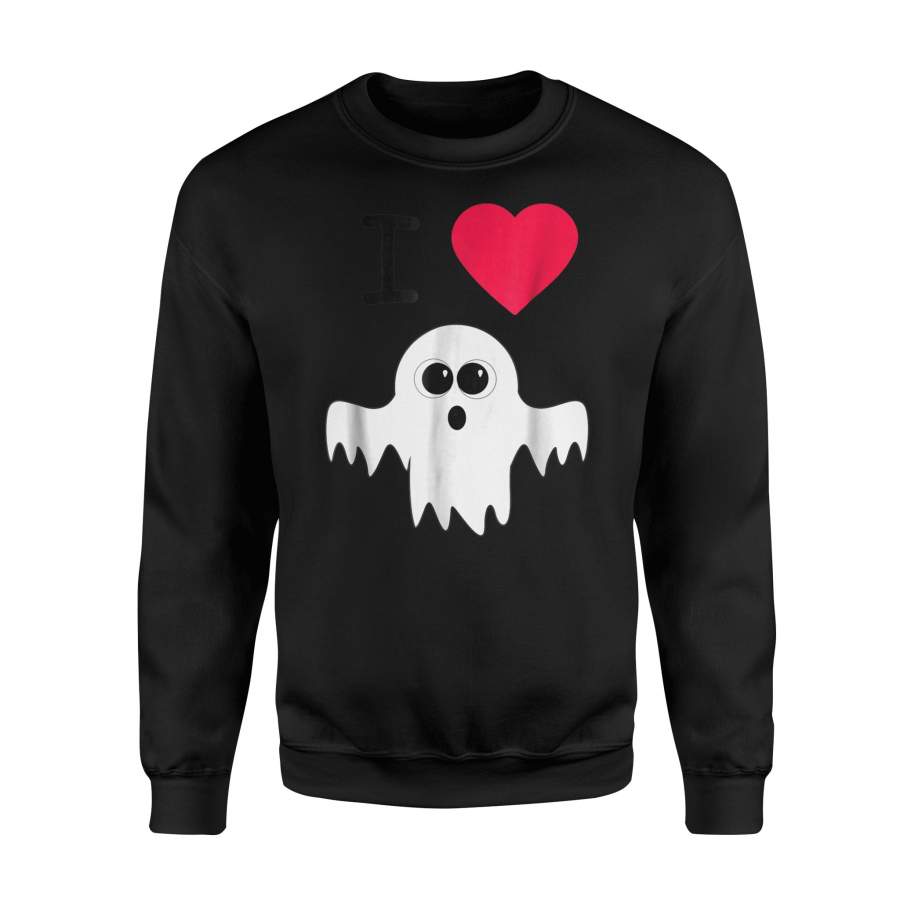 Ghost I Love (Boo) Halloween Sweatshirt