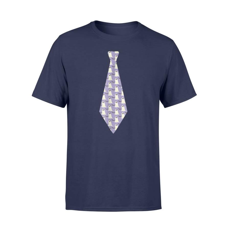 Halloween Ghosts Pattern Tie Halloween T-Shirt