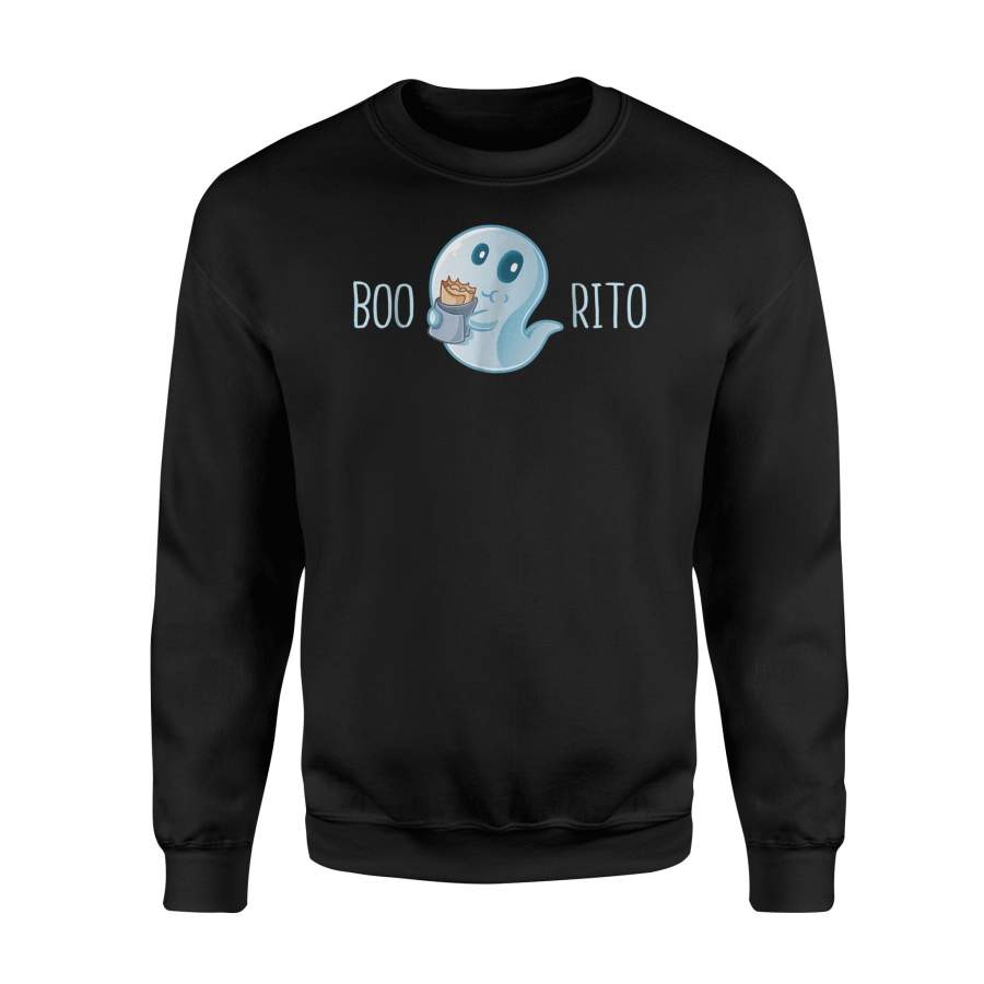 Boo-Rito Funny Burrito Ghost Halloween Costume Halloween Sweatshirt