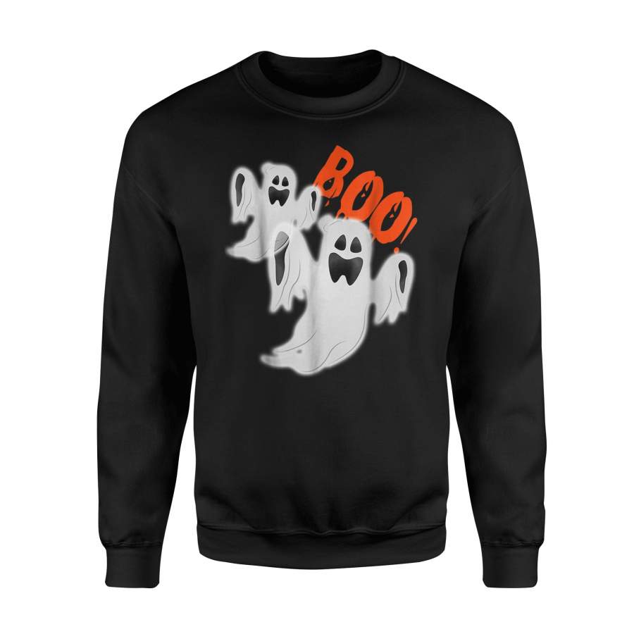 Boo Halloween Funny Ghost Halloween Sweatshirt