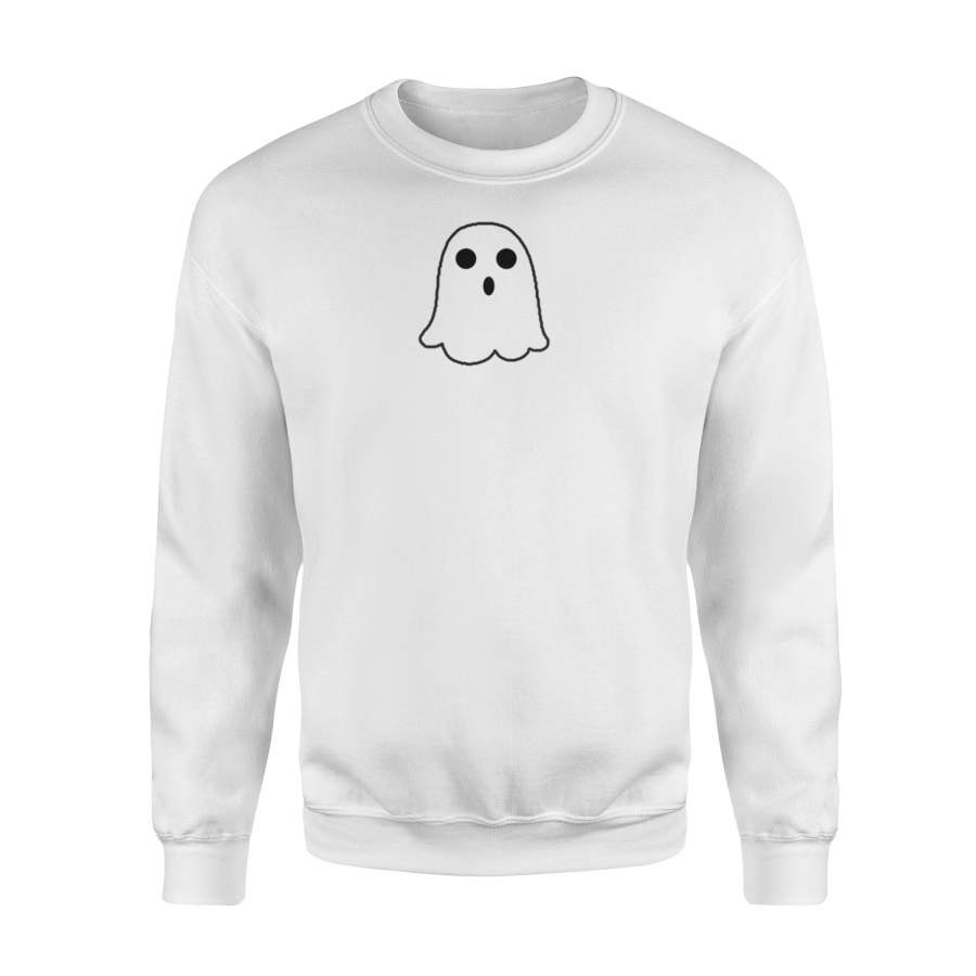 Boo Ghost Pocket Funny Halloween Sweatshirt