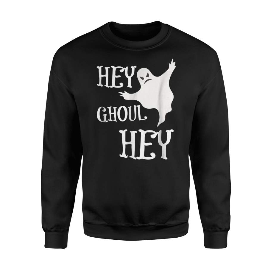 Cute Hey Ghoul Hey Funny Halloween Ghost Halloween Sweatshirt