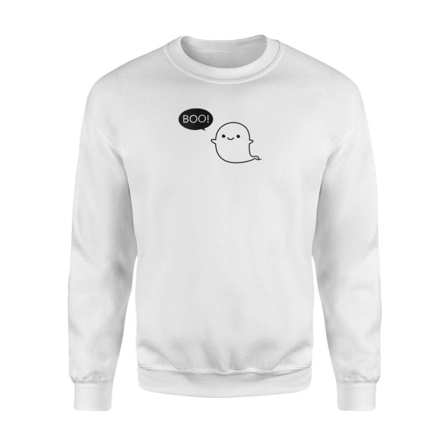 Cutest Ghost Halloween Pocket Halloween Sweatshirt