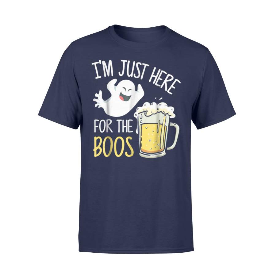 Funny Ghost And Beer I’m Just Here For The Boos Halloween 04 Halloween t shirt