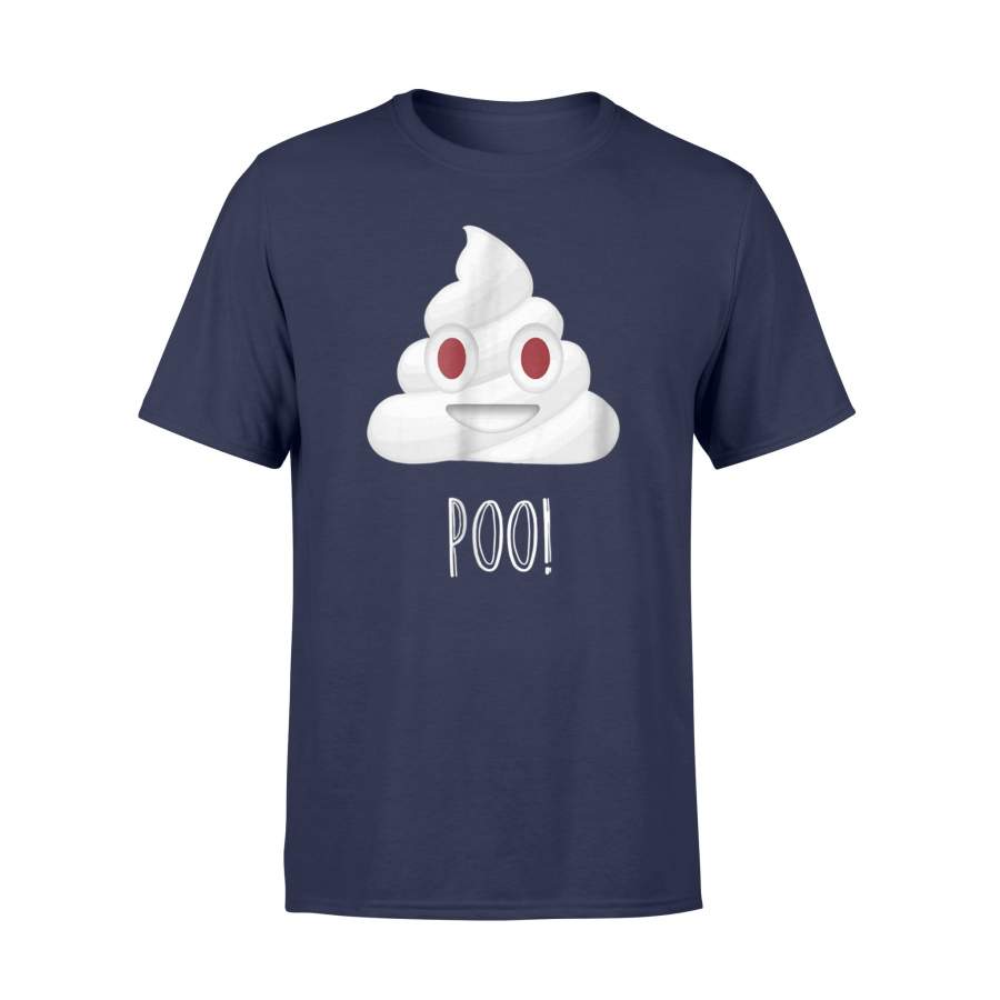 Funny Poo! Ghost Emoji For Halloween t shirt