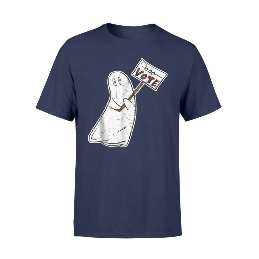 Dont Boo Vote Funny Ghost Halloween Voting Distressed Halloween t shirt