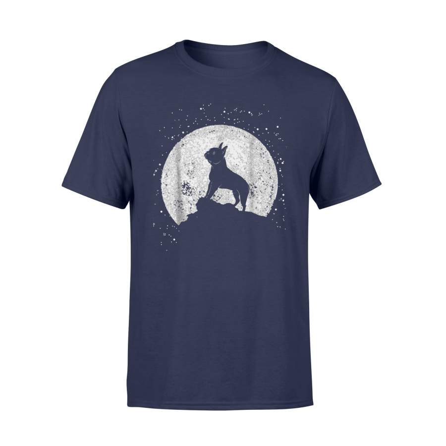 Halloween T-Shirt – Boston Terrier And Moon T-shirt