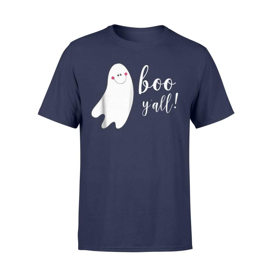 Halloween T-Shirt – Smiling Ghost Boo Y’all T-shirt