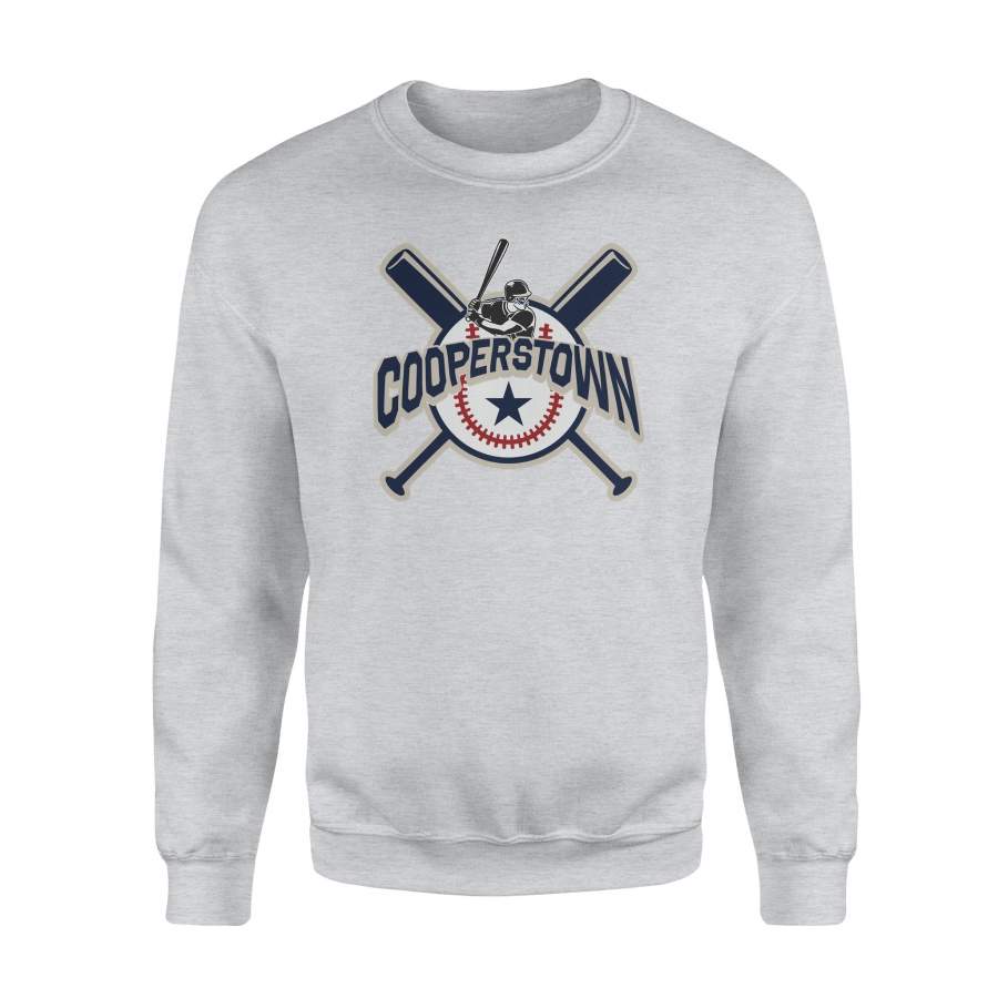 Cooperstown New York Baseball Game Family Vacation Sweatshirt