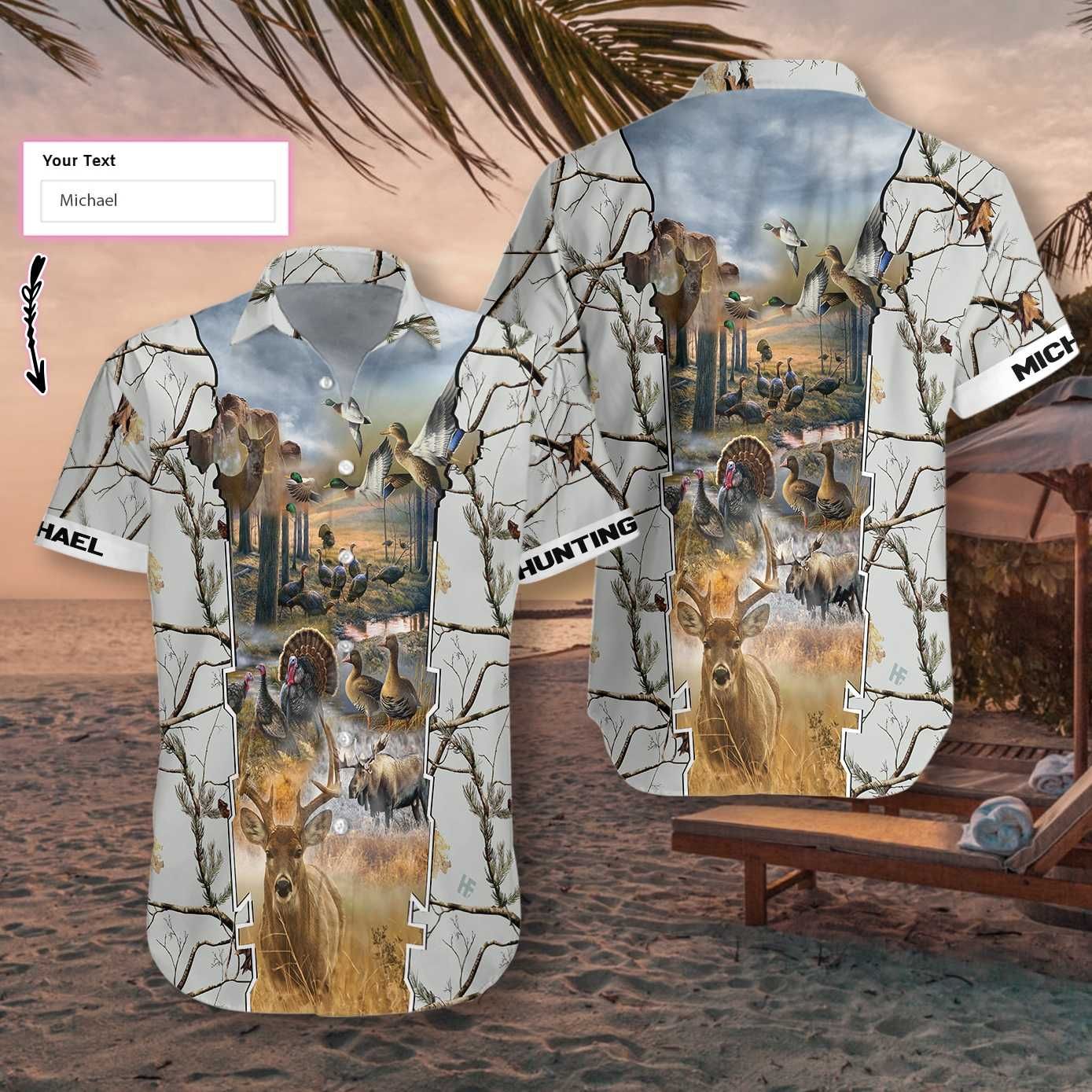 Personalized Name Hunting Legend EZ26 2512 Custom Hawaiian Shirt