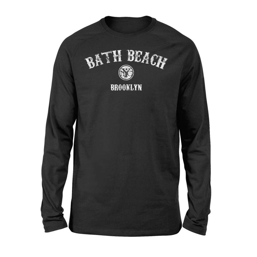 Bath Beach Brooklyn New York Long Sleeve T-Shirt