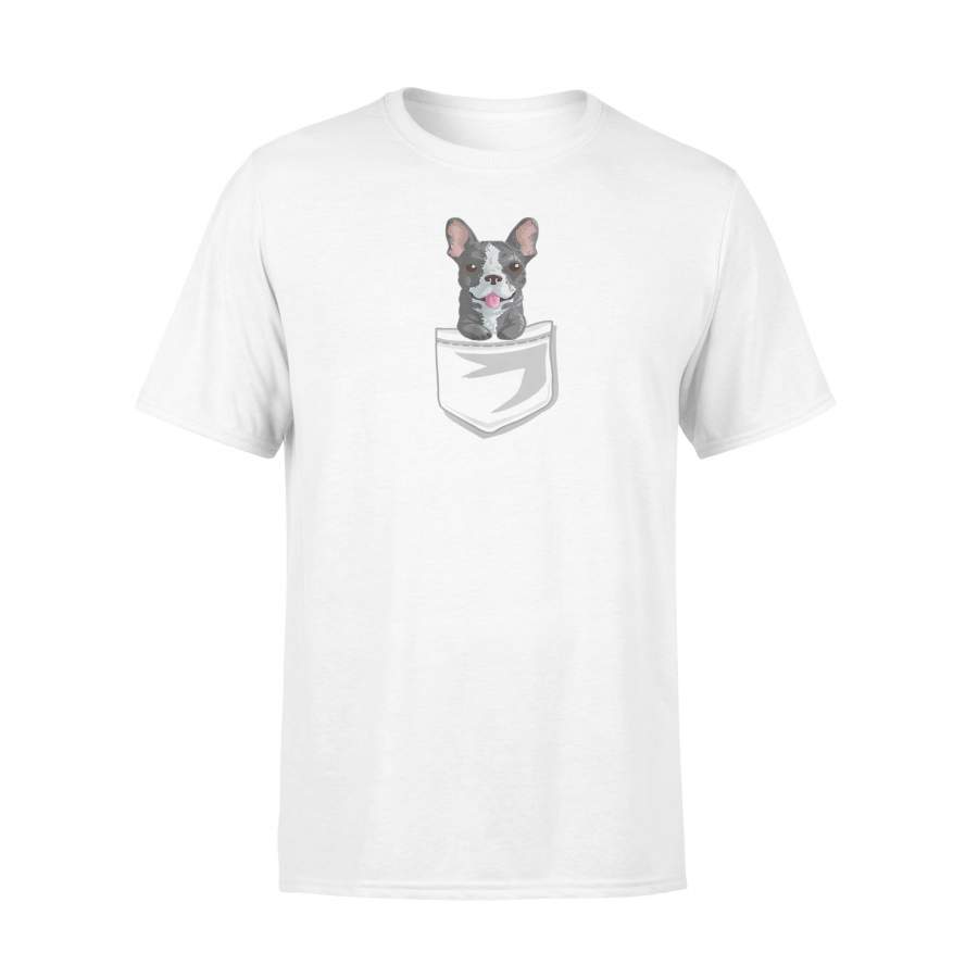 Cute Boston Terrier In Your Pocket Puppy T Shirt