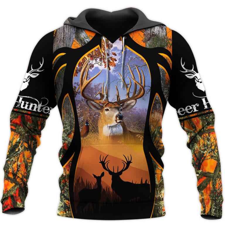 Deer Hunting 3D All Over Print | Hoodie | Unisex | Full Size | Adult | Colorful | HT5550