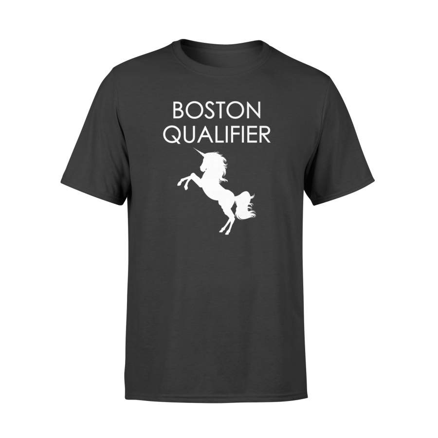 Boston Qualifier Unicorn Marathon Race T Shirt