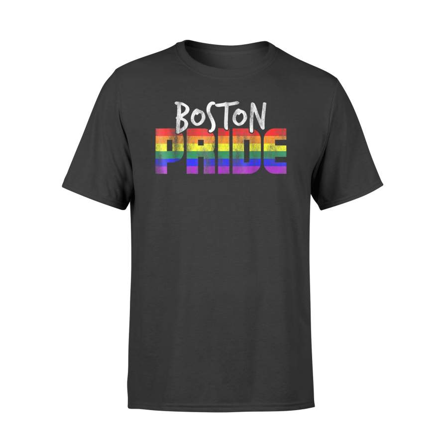 Boston Pride LGBT Flag T Shirt