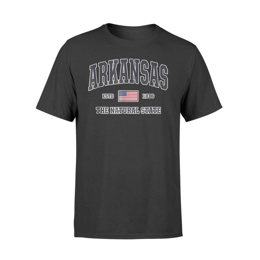 Arkansas , Patriotic American Flag Veteran Gifts Usa T-Shirt