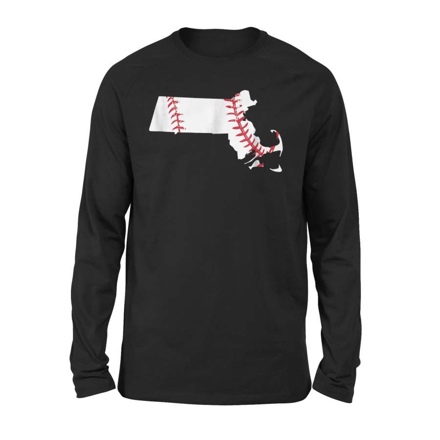 Boston Baseball Massachusetts Cool Baseball Long Sleeve T-Shirt