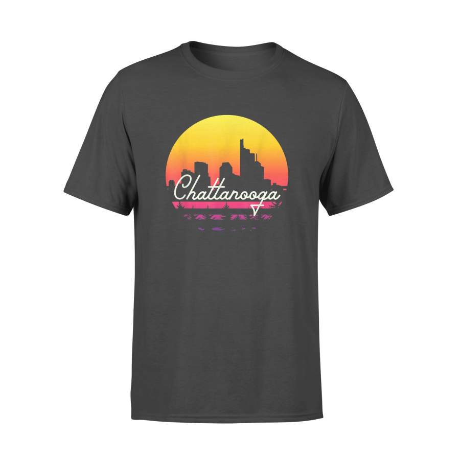 Chattanooga City Tennessee Sunset Graphic T Shirt Souvenir – Standard T-shirt