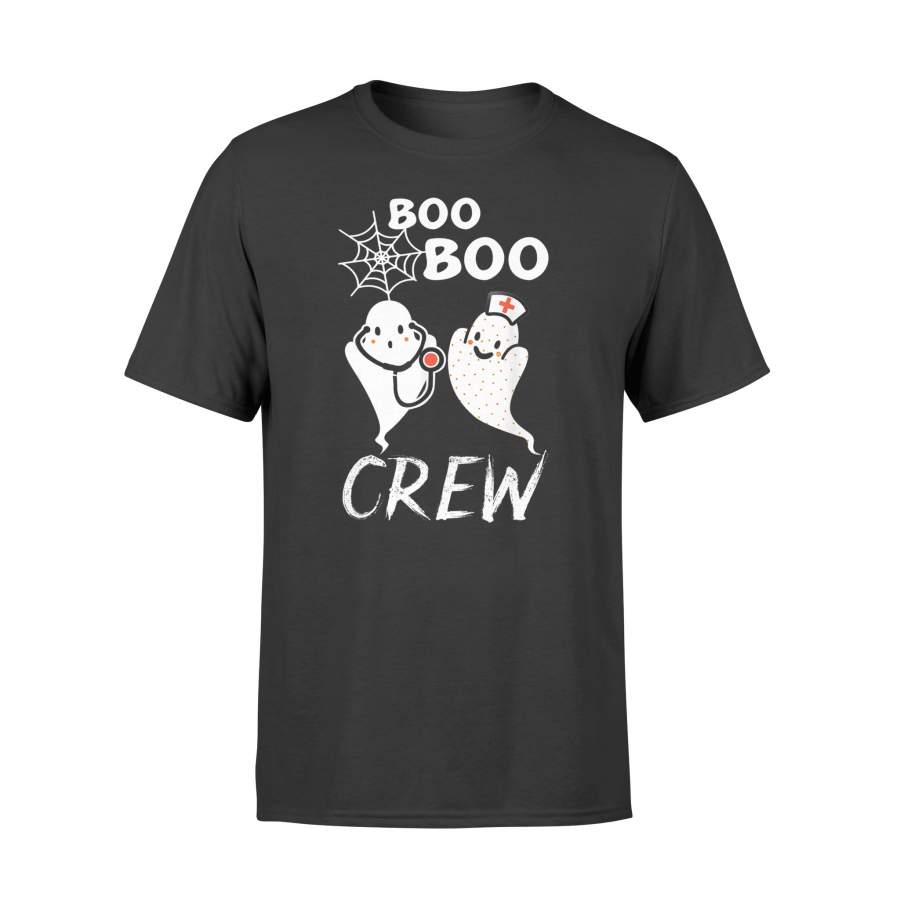 Boo Boo Crew Ghost Nurse Costume Halloween T-Shirt – Standard T-shirt