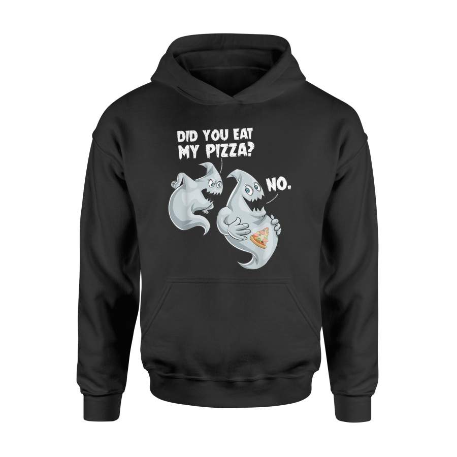 Halloween T-Shirt Ghost Pizza Halloween T Shirt – Standard Hoodie