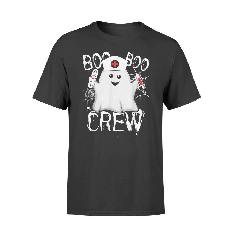 Boo Boo Crew Ghost Nurse Costume Girls Halloween T-Shirt – Standard T-shirt