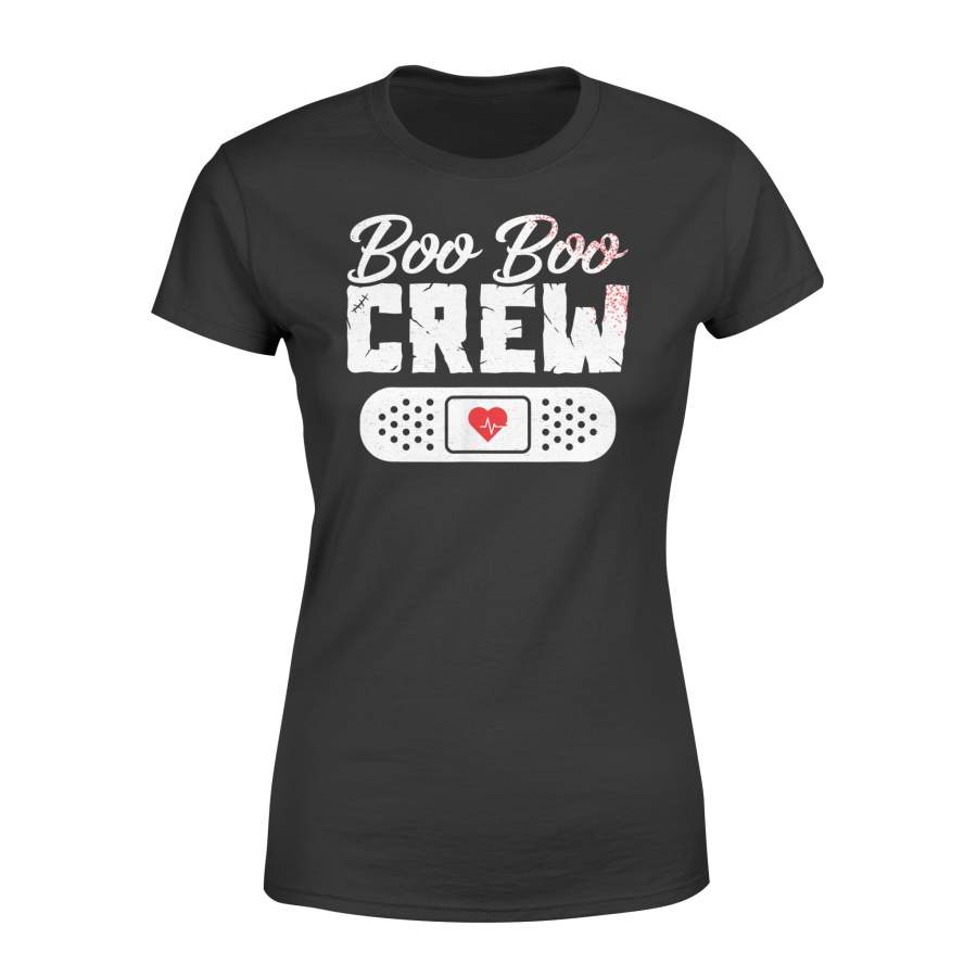 Boo Boo Crew Shirt Nurse Ghost Costume Girls Halloween T-Shirt – Standard Women’s T-shirt